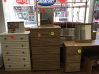 set of bedroom drawers